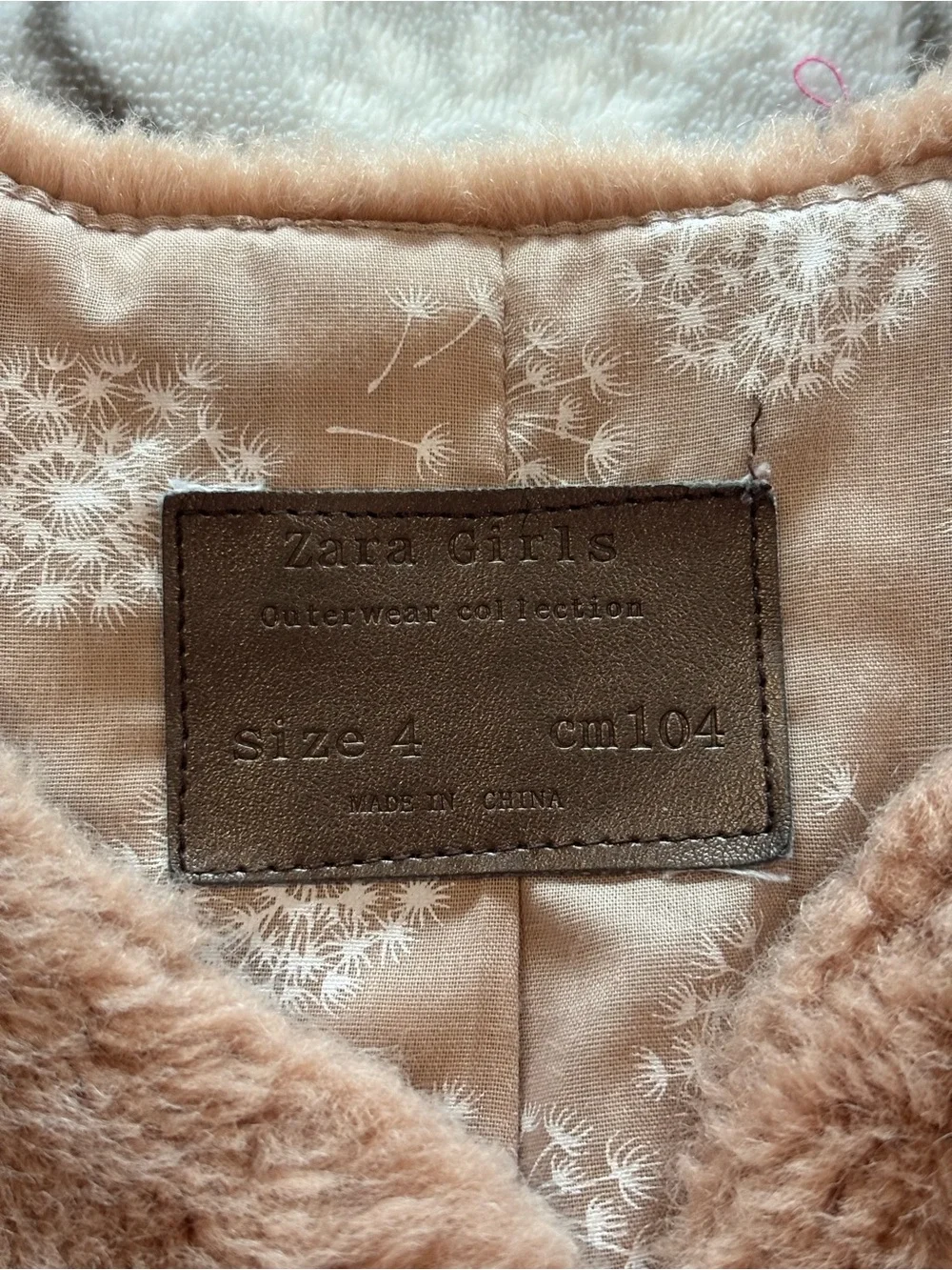 Zara Girls Faux Fur Vest